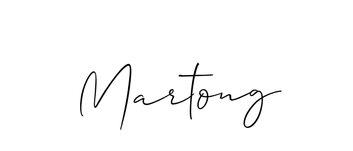 It looks lik you need a new signature style for name Martong. Design unique handwritten (Allison_Script) signature with our free signature maker in just a few clicks. Martong signature style 2 images and pictures png