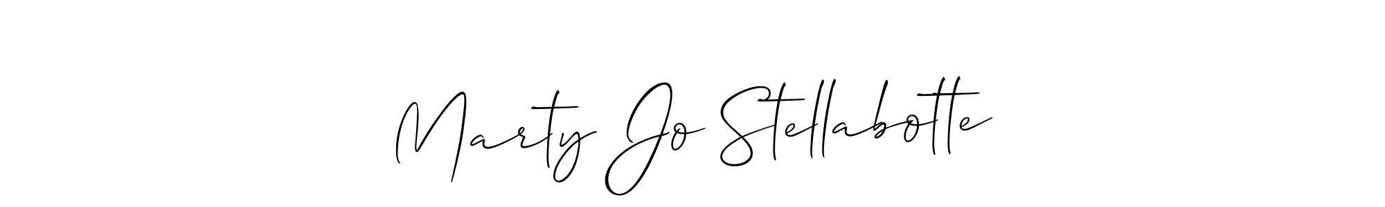 Best and Professional Signature Style for Marty Jo Stellabotte. Allison_Script Best Signature Style Collection. Marty Jo Stellabotte signature style 2 images and pictures png