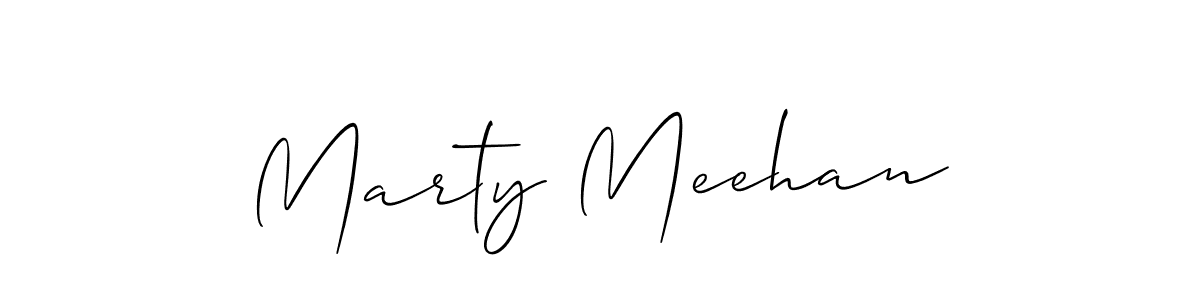 How to make Marty Meehan signature? Allison_Script is a professional autograph style. Create handwritten signature for Marty Meehan name. Marty Meehan signature style 2 images and pictures png