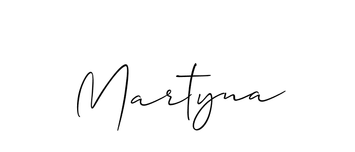 Similarly Allison_Script is the best handwritten signature design. Signature creator online .You can use it as an online autograph creator for name Martyna. Martyna signature style 2 images and pictures png