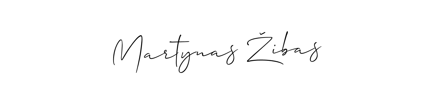 Make a beautiful signature design for name Martynas Žibas. With this signature (Allison_Script) style, you can create a handwritten signature for free. Martynas Žibas signature style 2 images and pictures png