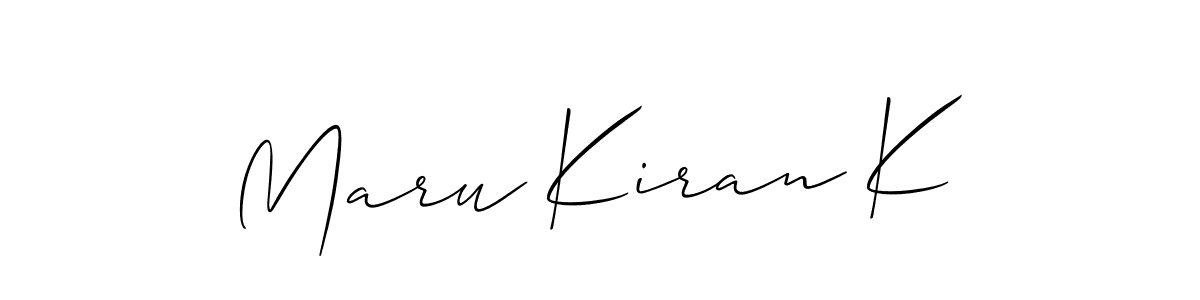 Check out images of Autograph of Maru Kiran K name. Actor Maru Kiran K Signature Style. Allison_Script is a professional sign style online. Maru Kiran K signature style 2 images and pictures png