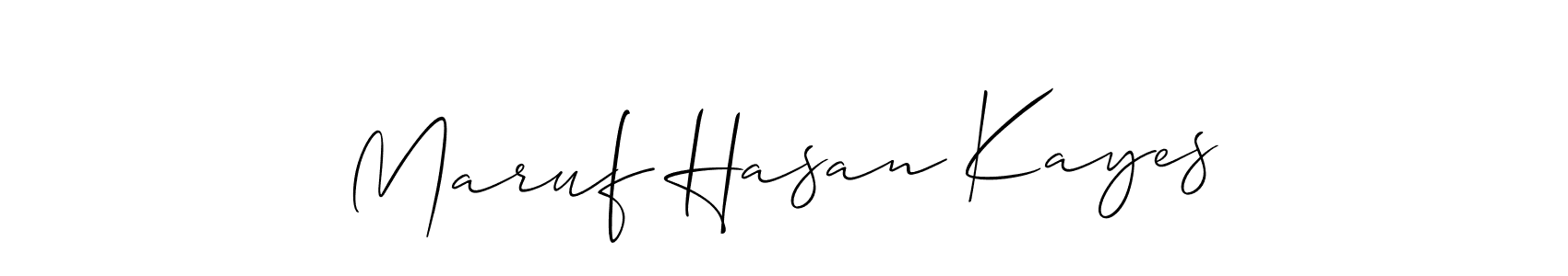 Once you've used our free online signature maker to create your best signature Allison_Script style, it's time to enjoy all of the benefits that Maruf Hasan Kayes name signing documents. Maruf Hasan Kayes signature style 2 images and pictures png