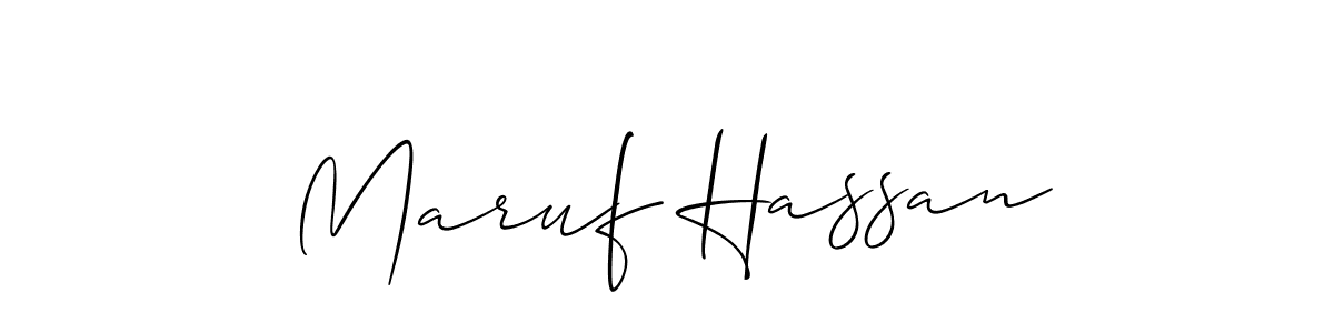 This is the best signature style for the Maruf Hassan name. Also you like these signature font (Allison_Script). Mix name signature. Maruf Hassan signature style 2 images and pictures png
