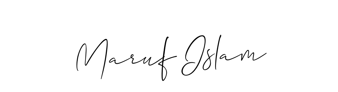 Best and Professional Signature Style for Maruf Islam. Allison_Script Best Signature Style Collection. Maruf Islam signature style 2 images and pictures png