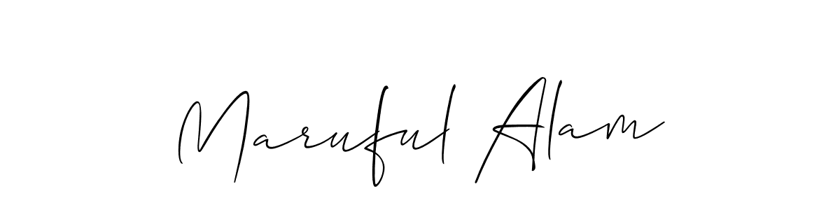 Best and Professional Signature Style for Maruful Alam. Allison_Script Best Signature Style Collection. Maruful Alam signature style 2 images and pictures png