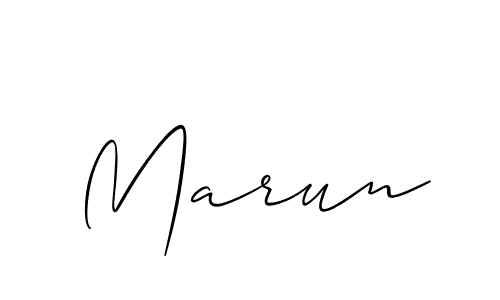 Similarly Allison_Script is the best handwritten signature design. Signature creator online .You can use it as an online autograph creator for name Marun. Marun signature style 2 images and pictures png
