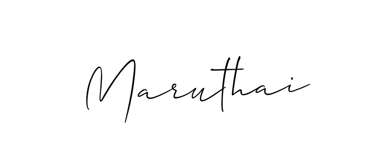 Allison_Script is a professional signature style that is perfect for those who want to add a touch of class to their signature. It is also a great choice for those who want to make their signature more unique. Get Maruthai name to fancy signature for free. Maruthai signature style 2 images and pictures png