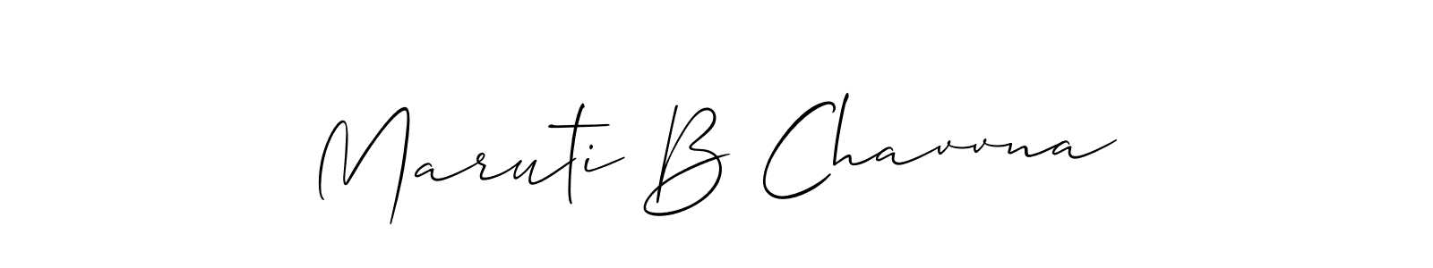 Also we have Maruti B Chavvna name is the best signature style. Create professional handwritten signature collection using Allison_Script autograph style. Maruti B Chavvna signature style 2 images and pictures png