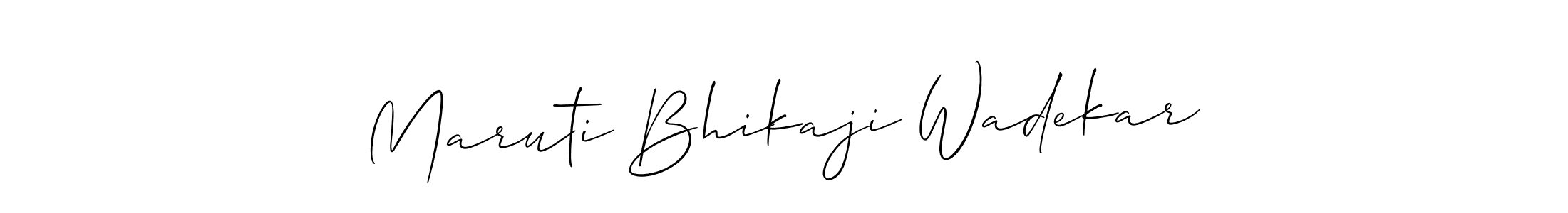 if you are searching for the best signature style for your name Maruti Bhikaji Wadekar. so please give up your signature search. here we have designed multiple signature styles  using Allison_Script. Maruti Bhikaji Wadekar signature style 2 images and pictures png