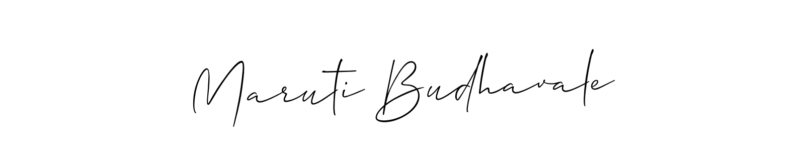 Make a short Maruti Budhavale signature style. Manage your documents anywhere anytime using Allison_Script. Create and add eSignatures, submit forms, share and send files easily. Maruti Budhavale signature style 2 images and pictures png