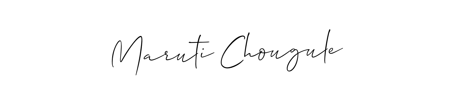 How to make Maruti Chougule signature? Allison_Script is a professional autograph style. Create handwritten signature for Maruti Chougule name. Maruti Chougule signature style 2 images and pictures png
