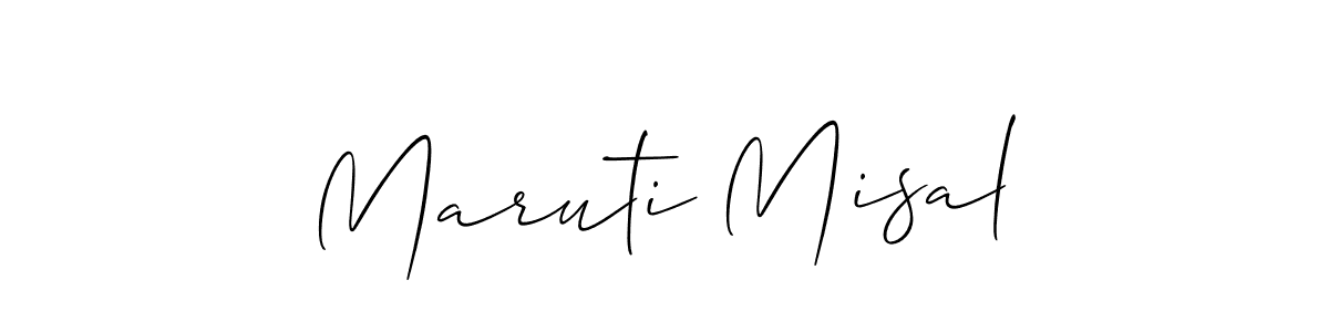 How to Draw Maruti Misal signature style? Allison_Script is a latest design signature styles for name Maruti Misal. Maruti Misal signature style 2 images and pictures png