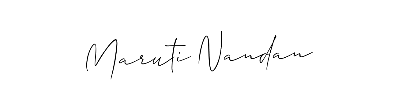 if you are searching for the best signature style for your name Maruti Nandan. so please give up your signature search. here we have designed multiple signature styles  using Allison_Script. Maruti Nandan signature style 2 images and pictures png