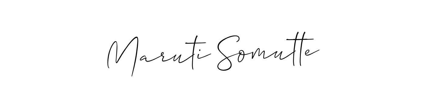 You can use this online signature creator to create a handwritten signature for the name Maruti Somutte. This is the best online autograph maker. Maruti Somutte signature style 2 images and pictures png