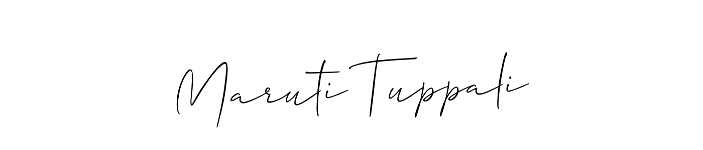 You can use this online signature creator to create a handwritten signature for the name Maruti Tuppali. This is the best online autograph maker. Maruti Tuppali signature style 2 images and pictures png