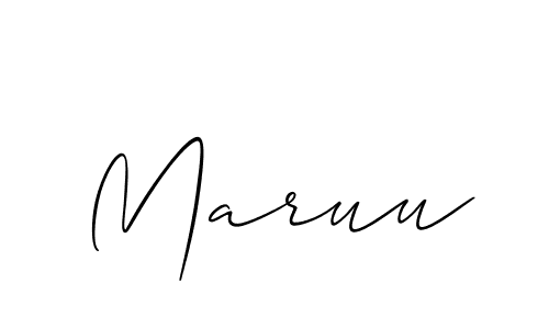Make a beautiful signature design for name Maruu. Use this online signature maker to create a handwritten signature for free. Maruu signature style 2 images and pictures png