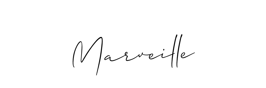 Allison_Script is a professional signature style that is perfect for those who want to add a touch of class to their signature. It is also a great choice for those who want to make their signature more unique. Get Marveille name to fancy signature for free. Marveille signature style 2 images and pictures png