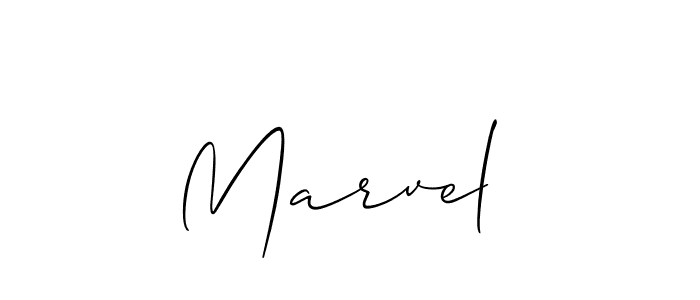 How to Draw Marvel  signature style? Allison_Script is a latest design signature styles for name Marvel . Marvel  signature style 2 images and pictures png