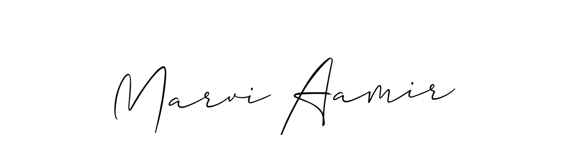 Once you've used our free online signature maker to create your best signature Allison_Script style, it's time to enjoy all of the benefits that Marvi Aamir name signing documents. Marvi Aamir signature style 2 images and pictures png