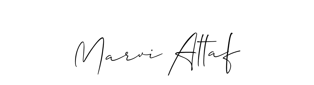 How to make Marvi Altaf signature? Allison_Script is a professional autograph style. Create handwritten signature for Marvi Altaf name. Marvi Altaf signature style 2 images and pictures png
