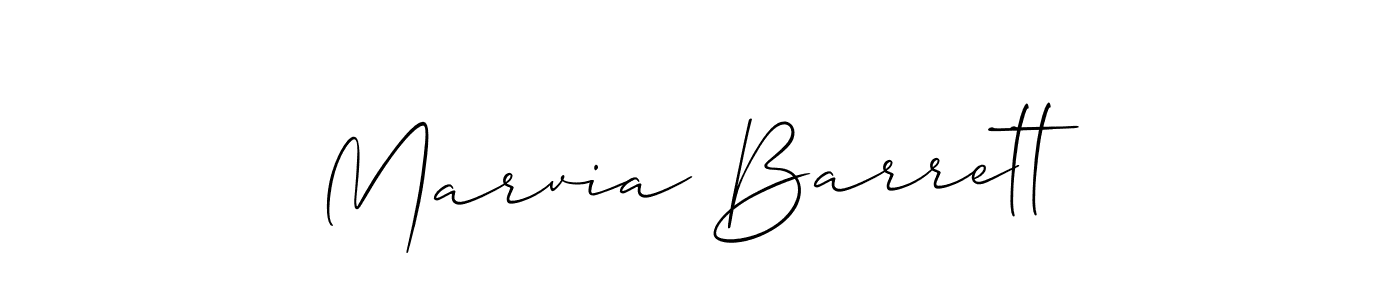 Also we have Marvia Barrett name is the best signature style. Create professional handwritten signature collection using Allison_Script autograph style. Marvia Barrett signature style 2 images and pictures png