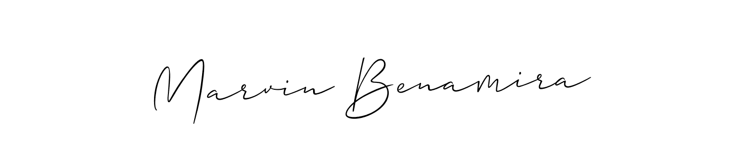 How to Draw Marvin Benamira signature style? Allison_Script is a latest design signature styles for name Marvin Benamira. Marvin Benamira signature style 2 images and pictures png