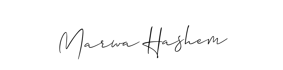 Best and Professional Signature Style for Marwa Hashem. Allison_Script Best Signature Style Collection. Marwa Hashem signature style 2 images and pictures png