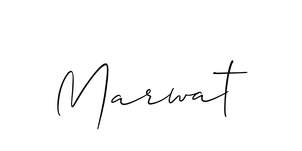 The best way (Allison_Script) to make a short signature is to pick only two or three words in your name. The name Marwat include a total of six letters. For converting this name. Marwat signature style 2 images and pictures png