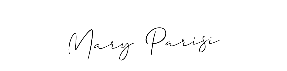 Similarly Allison_Script is the best handwritten signature design. Signature creator online .You can use it as an online autograph creator for name Mary  Parisi. Mary  Parisi signature style 2 images and pictures png