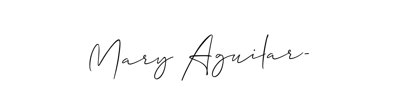You can use this online signature creator to create a handwritten signature for the name Mary Aguilar-. This is the best online autograph maker. Mary Aguilar- signature style 2 images and pictures png
