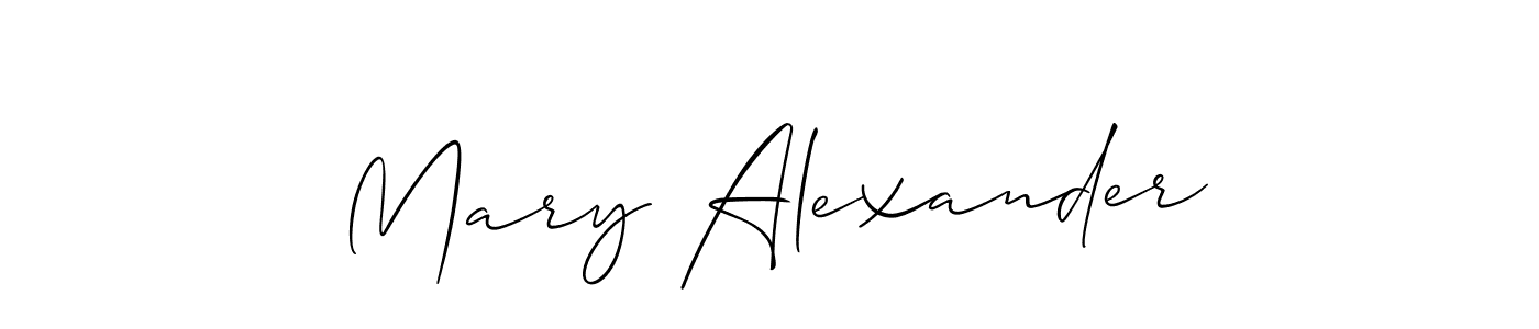 You should practise on your own different ways (Allison_Script) to write your name (Mary Alexander) in signature. don't let someone else do it for you. Mary Alexander signature style 2 images and pictures png