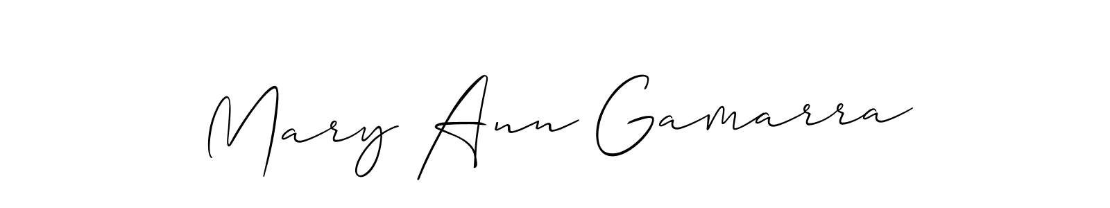 How to Draw Mary Ann Gamarra signature style? Allison_Script is a latest design signature styles for name Mary Ann Gamarra. Mary Ann Gamarra signature style 2 images and pictures png