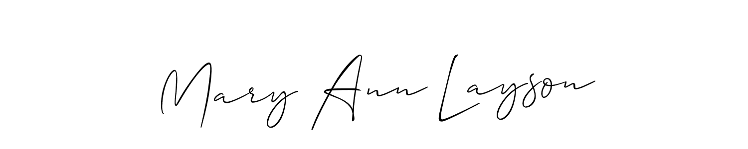 Here are the top 10 professional signature styles for the name Mary Ann Layson. These are the best autograph styles you can use for your name. Mary Ann Layson signature style 2 images and pictures png