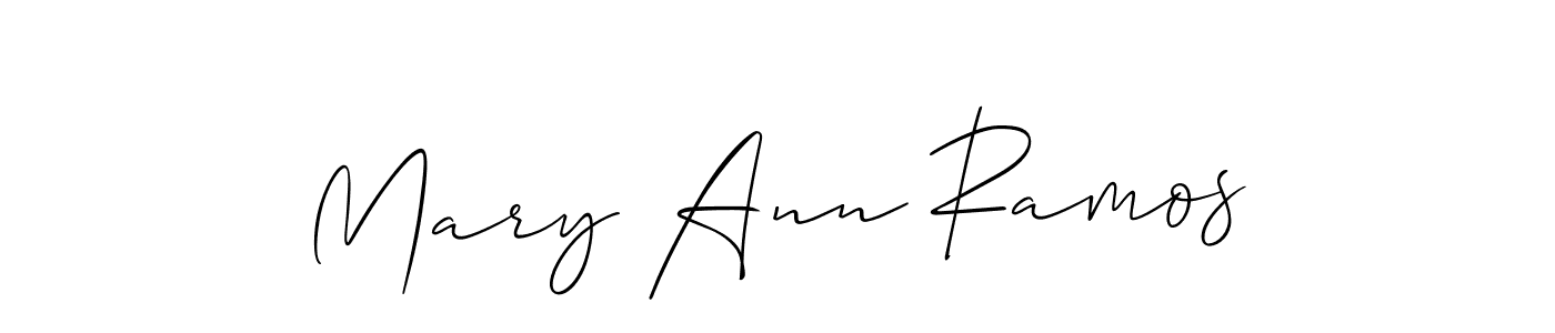 if you are searching for the best signature style for your name Mary Ann Ramos. so please give up your signature search. here we have designed multiple signature styles  using Allison_Script. Mary Ann Ramos signature style 2 images and pictures png