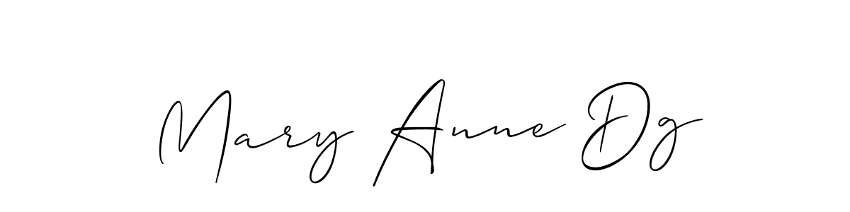 This is the best signature style for the Mary Anne Dg name. Also you like these signature font (Allison_Script). Mix name signature. Mary Anne Dg signature style 2 images and pictures png