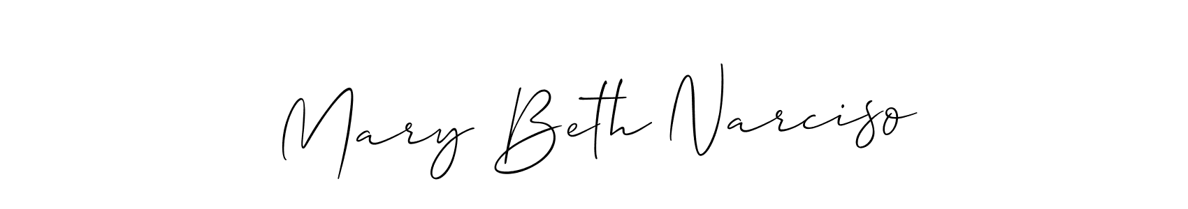 See photos of Mary Beth Narciso official signature by Spectra . Check more albums & portfolios. Read reviews & check more about Allison_Script font. Mary Beth Narciso signature style 2 images and pictures png