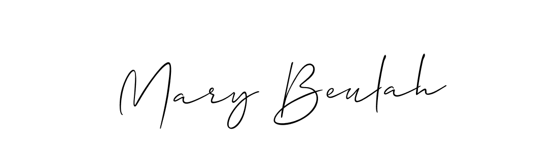 if you are searching for the best signature style for your name Mary Beulah. so please give up your signature search. here we have designed multiple signature styles  using Allison_Script. Mary Beulah signature style 2 images and pictures png