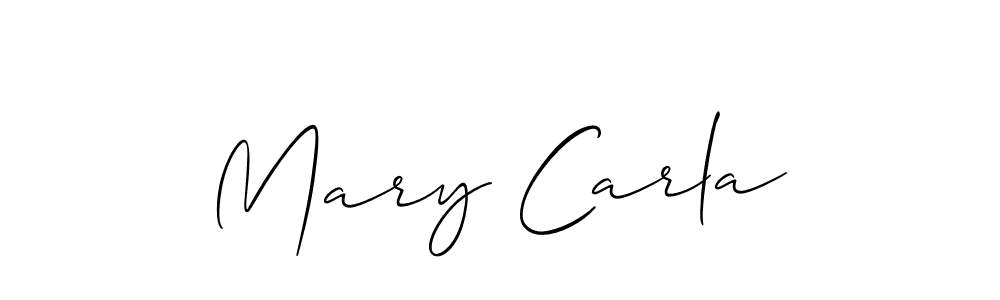 It looks lik you need a new signature style for name Mary Carla. Design unique handwritten (Allison_Script) signature with our free signature maker in just a few clicks. Mary Carla signature style 2 images and pictures png