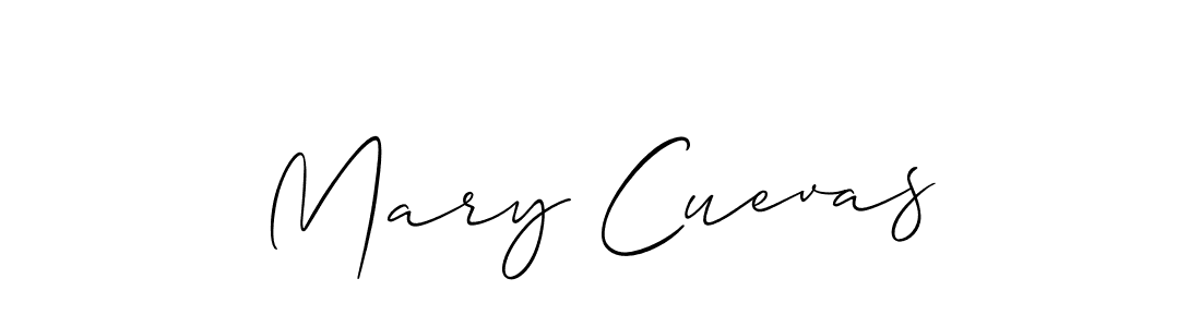 The best way (Allison_Script) to make a short signature is to pick only two or three words in your name. The name Mary Cuevas include a total of six letters. For converting this name. Mary Cuevas signature style 2 images and pictures png