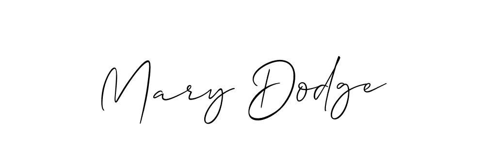 How to make Mary Dodge name signature. Use Allison_Script style for creating short signs online. This is the latest handwritten sign. Mary Dodge signature style 2 images and pictures png