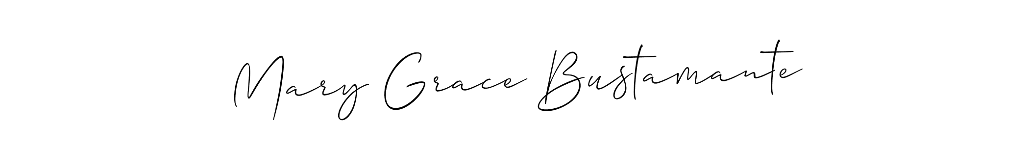 if you are searching for the best signature style for your name Mary Grace Bustamante. so please give up your signature search. here we have designed multiple signature styles  using Allison_Script. Mary Grace Bustamante signature style 2 images and pictures png
