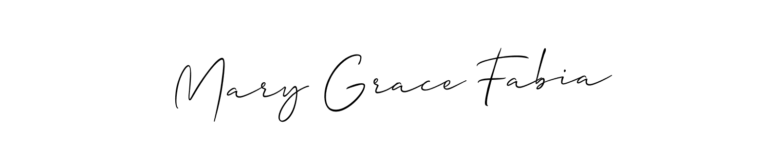 Check out images of Autograph of Mary Grace Fabia name. Actor Mary Grace Fabia Signature Style. Allison_Script is a professional sign style online. Mary Grace Fabia signature style 2 images and pictures png