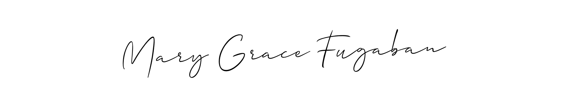 Allison_Script is a professional signature style that is perfect for those who want to add a touch of class to their signature. It is also a great choice for those who want to make their signature more unique. Get Mary Grace Fugaban name to fancy signature for free. Mary Grace Fugaban signature style 2 images and pictures png