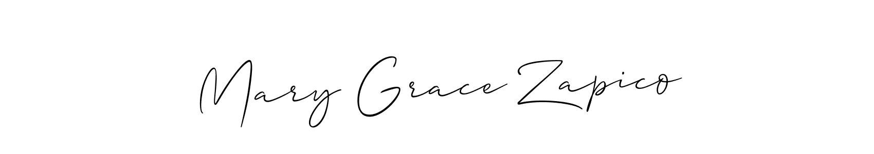 if you are searching for the best signature style for your name Mary Grace Zapico. so please give up your signature search. here we have designed multiple signature styles  using Allison_Script. Mary Grace Zapico signature style 2 images and pictures png
