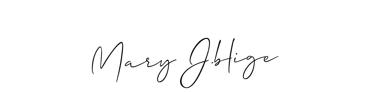 How to make Mary J.blige signature? Allison_Script is a professional autograph style. Create handwritten signature for Mary J.blige name. Mary J.blige signature style 2 images and pictures png