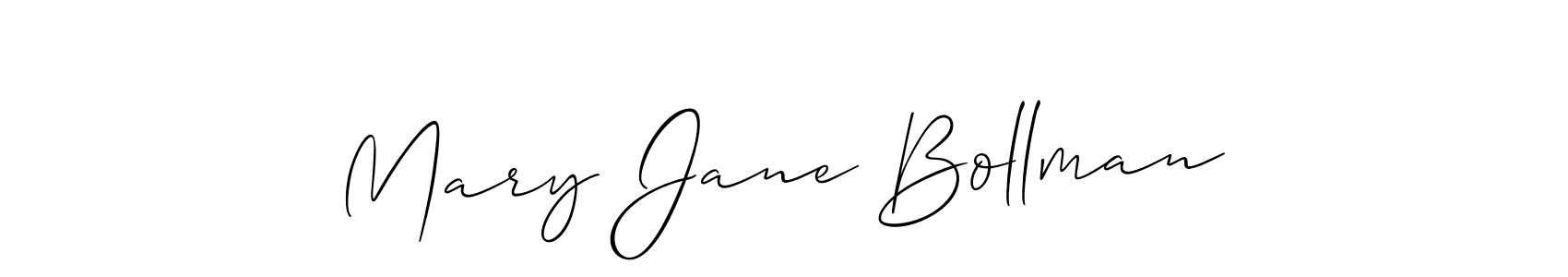 You should practise on your own different ways (Allison_Script) to write your name (Mary Jane Bollman) in signature. don't let someone else do it for you. Mary Jane Bollman signature style 2 images and pictures png