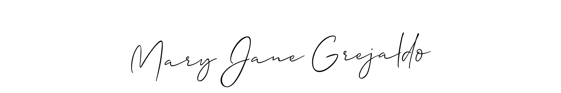 Use a signature maker to create a handwritten signature online. With this signature software, you can design (Allison_Script) your own signature for name Mary Jane Grejaldo. Mary Jane Grejaldo signature style 2 images and pictures png