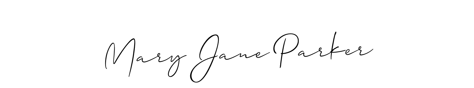 Design your own signature with our free online signature maker. With this signature software, you can create a handwritten (Allison_Script) signature for name Mary Jane Parker. Mary Jane Parker signature style 2 images and pictures png
