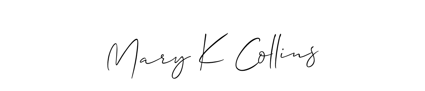 You can use this online signature creator to create a handwritten signature for the name Mary K Collins. This is the best online autograph maker. Mary K Collins signature style 2 images and pictures png